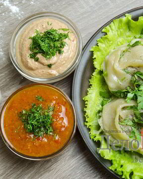 Манты с мясом и тыквой в мультиварке