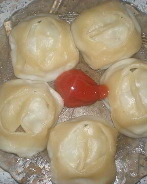 Манты с тыквой