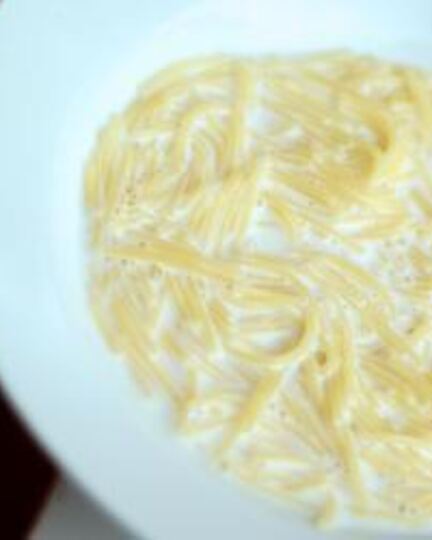 Рецепт молочной лапши