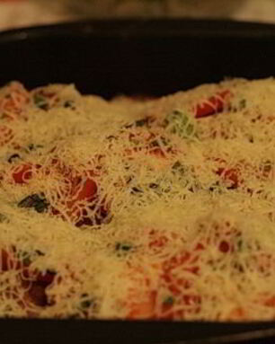 Картофель с курицей по-французски