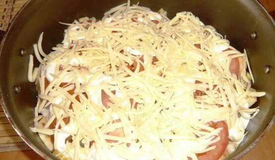 картошка по-французски с курицей