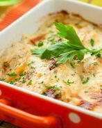 Куриное филе с грибами по-французски