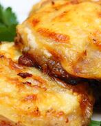 Мясо по-французски с грибами