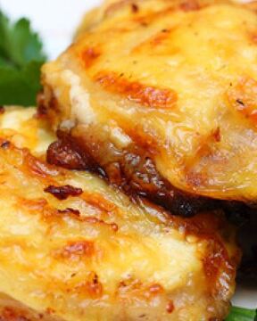 Мясо по-французски с грибами