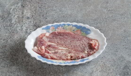 мясо по-французски в микроволновке