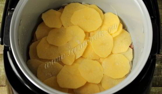 мясо по-французски в мультиварке