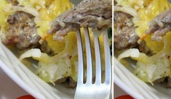 мясо с картофелем по-французски