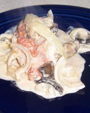 Тушеная курица по-французски Сoq au vin