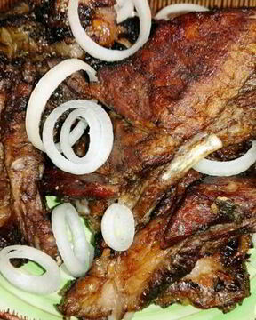 Бараньи ребрышки барбекю в соусе Наршараб