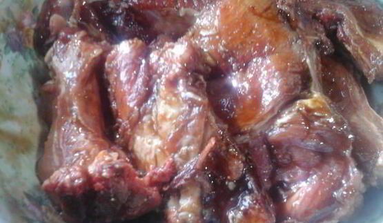 бараньи ребрышки барбекю в соусе наршараб