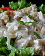 Бефстроганов из кальмаров