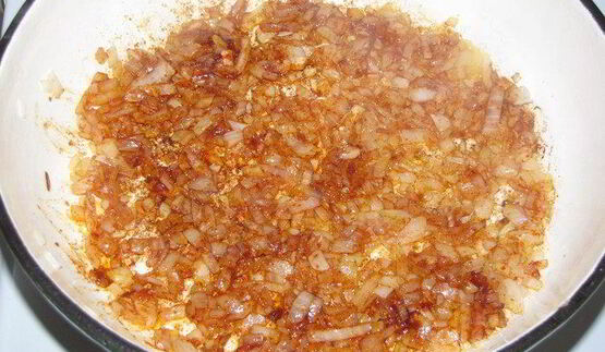 бефстроганов с грибами и сладким перцем