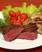 Говядина на сковороде гриль