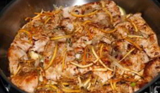 индейка, тушенная в вине