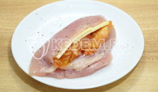 куриные кармашки с сыром