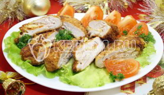 куриные кармашки с сыром