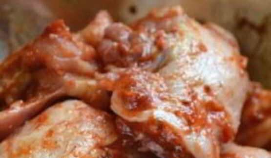 куриные спинки с картошкой