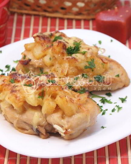 Рецепт курицы пода ананасами страсти амуры