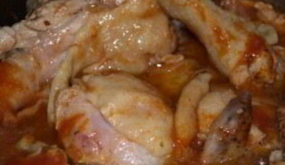 мясо под сметанным соусом