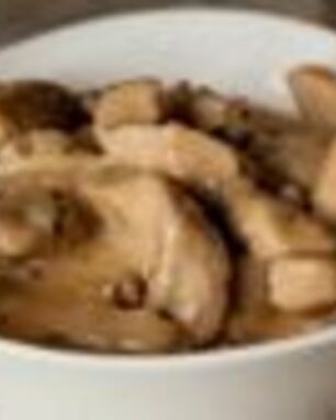 Мясо с грибами