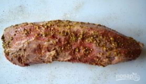 мясо в духовке куском