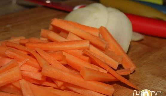 мясо в кляре с овощами