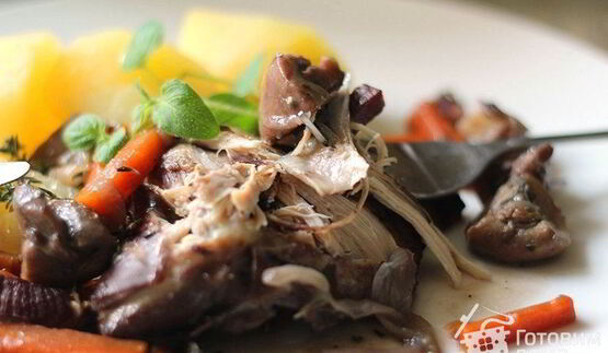 петух в вине