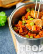 Свинина тушеная