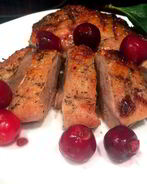 Утиные грудки с вишней