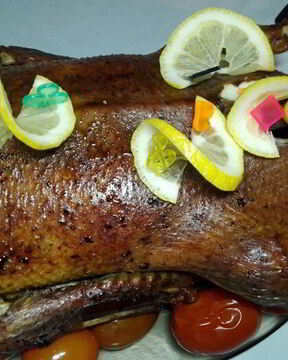 Утка в яблочном соке