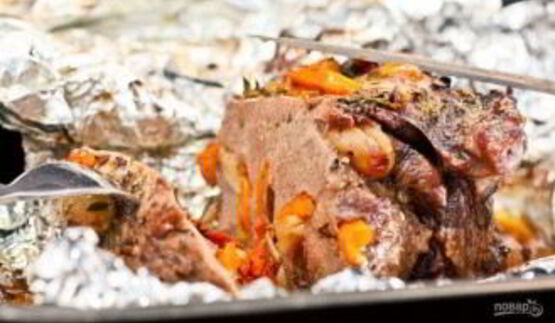 язык говяжий в духовке