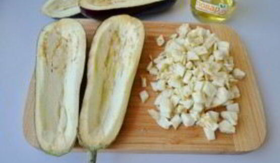 баклажаны, фаршированные грибами