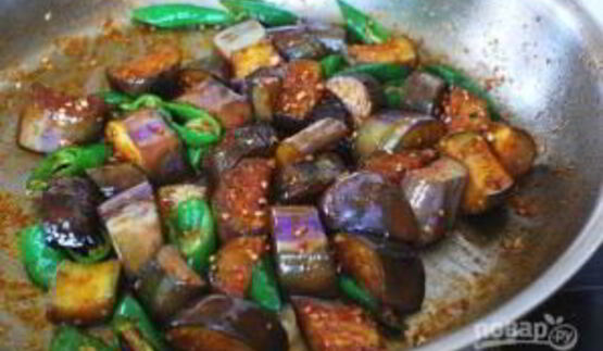 баклажаны с чили перцем