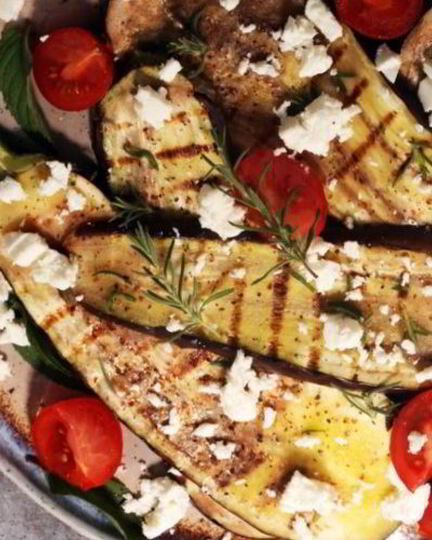 Рецепт баклажанов с сыром на сковороде-гриль