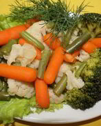 Брокколи и цветная капуста в мультиварке