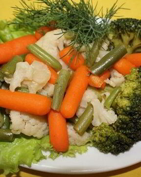 Брокколи и цветная капуста в мультиварке