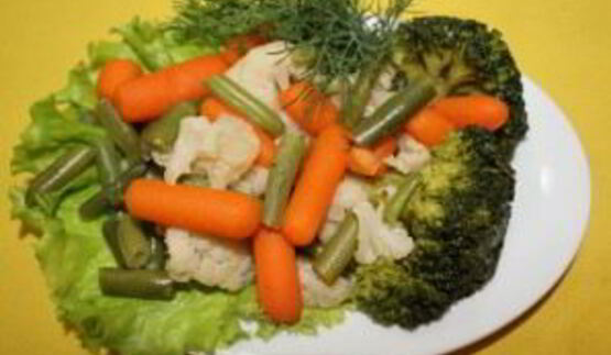 брокколи и цветная капуста в мультиварке