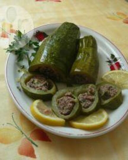 Рецепт диетических фаршированных кабачков