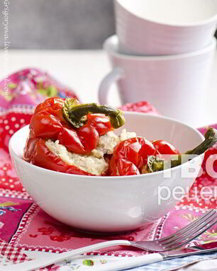 Фаршированные перцы с булгуром