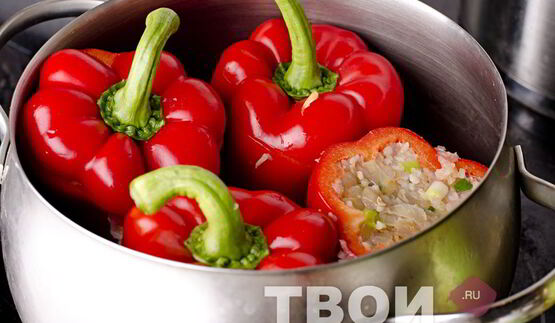 фаршированные перцы с булгуром