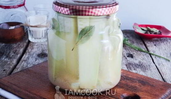 кабачки в горчичном маринаде на зиму