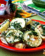 Кабачки в сливочном соусе