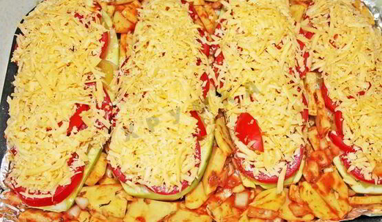 кабачки запеченные в фольге в духовке