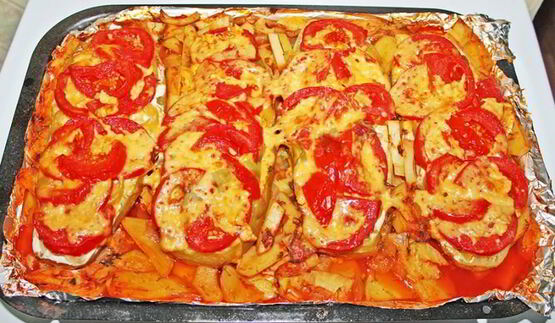 кабачки запеченные в фольге в духовке