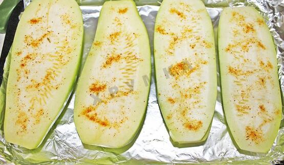 кабачки запеченные в фольге в духовке