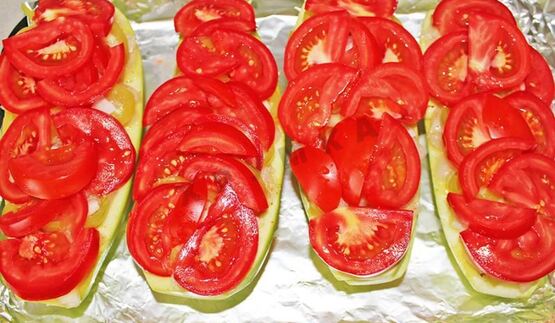 кабачки запеченные в фольге в духовке