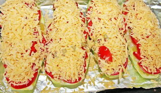 кабачки запеченные в фольге в духовке