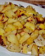 Картошка, запеченная с горчицей