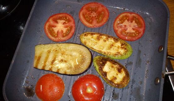 овощи на гриле