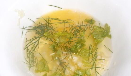 патиссон с сыром в микроволновке